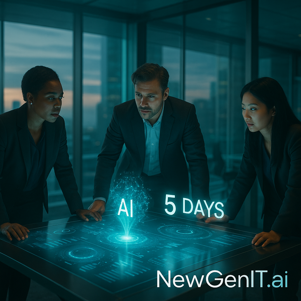The NewGenIT AI Impact Sprint: Accelerate Your AI Journey in Just 5 Days