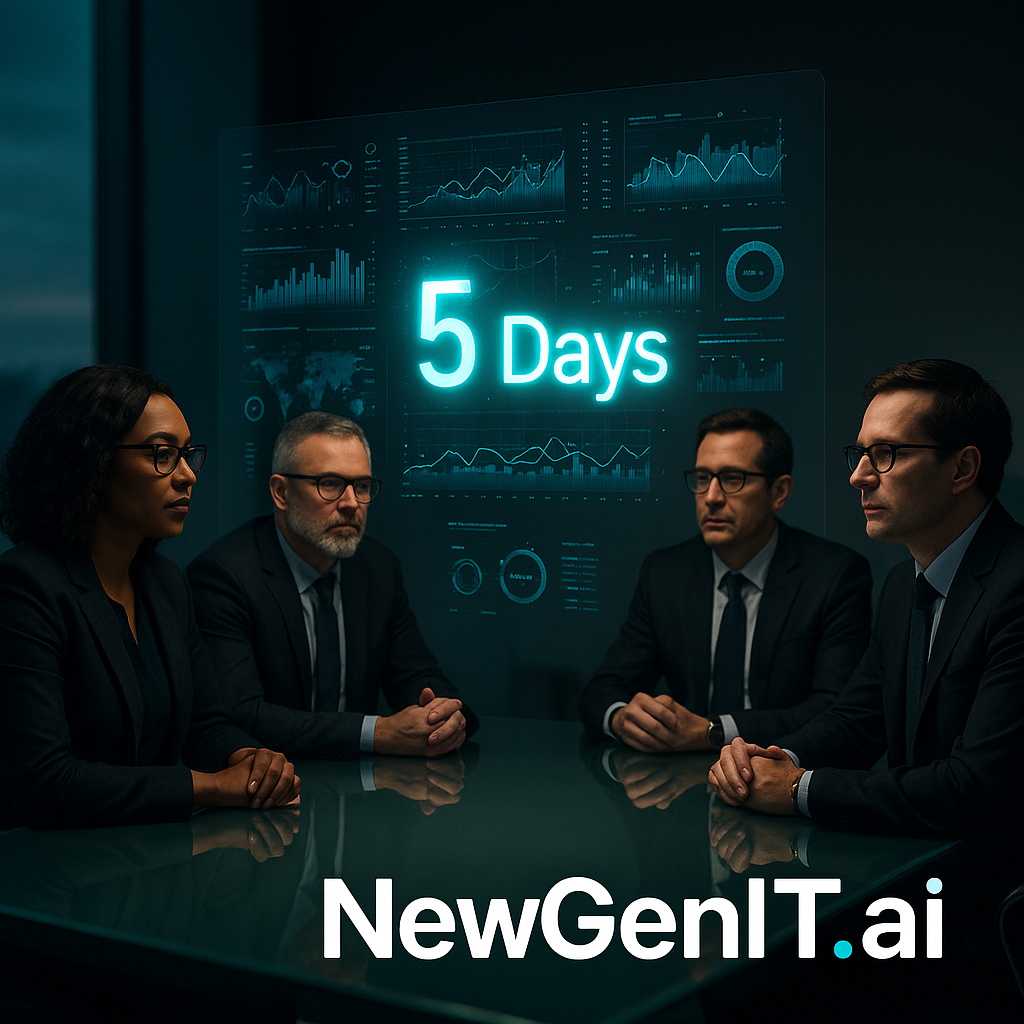 The NewGenIT AI Impact Sprint: Delivering AI Solutions in Just 5 Days Using Your Real Data