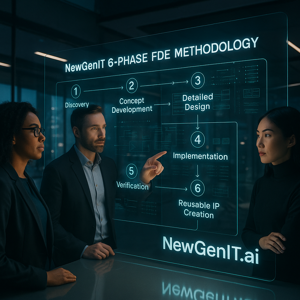 Driving Innovation Through the NewGenIT 6-Phase FDE Methodology: From Discovery to Reusable IP