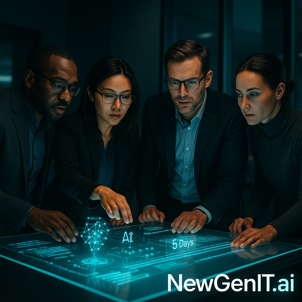 The NewGenIT AI Impact Sprint: Accelerating AI Deployment from Data to Production in Just 5 Days