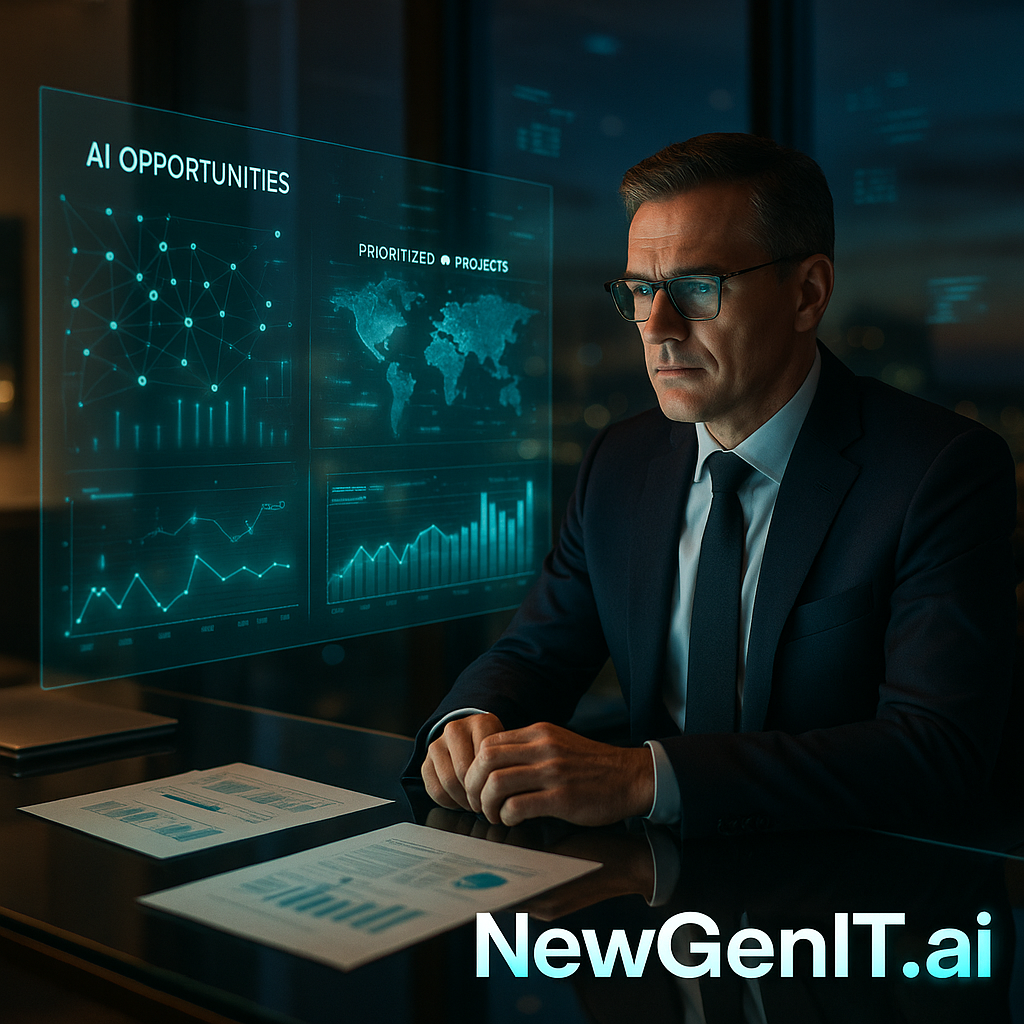 Discovering High-Value AI Opportunities Before Investing: How NewGenIT’s Operational AI Discovery Empowers CFOs